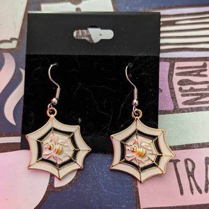 Spider Web Earrings